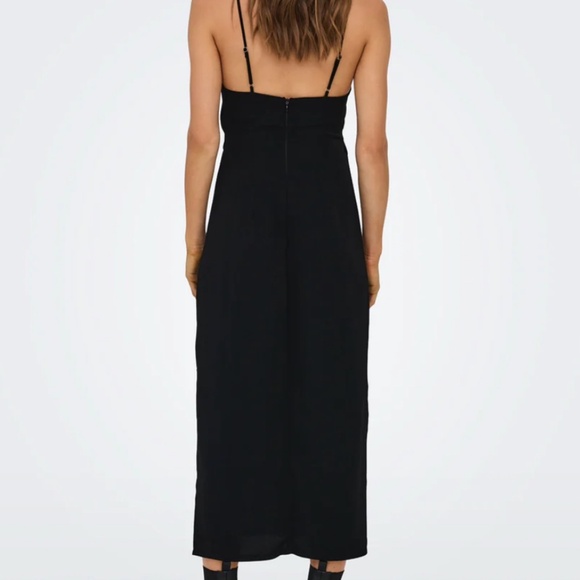 ONLY Black Midi Dress - NEW - Picture 4 of 16